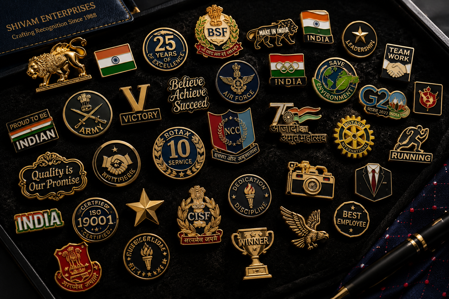 Leading Lapel Pin Manufacturers in Delhi